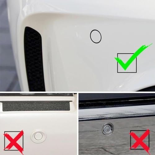 Rear Parking Sensor System with 4 Sensors, LED Display & Warning Buzzer - Backup