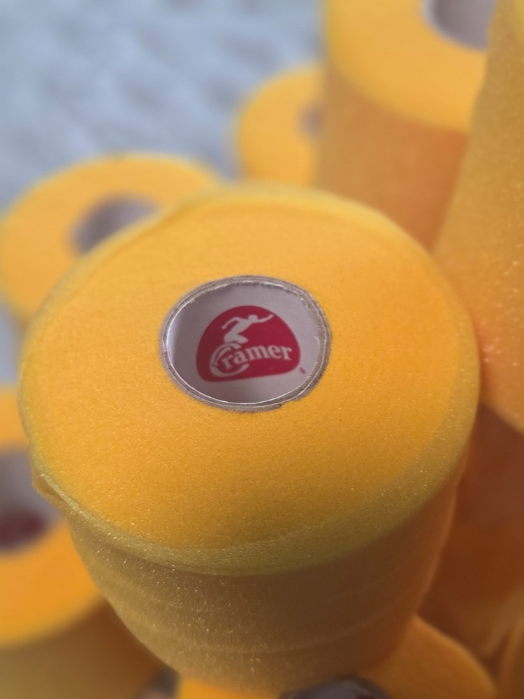 Athletic Yellow Pre-Wrap, 16 rolls,