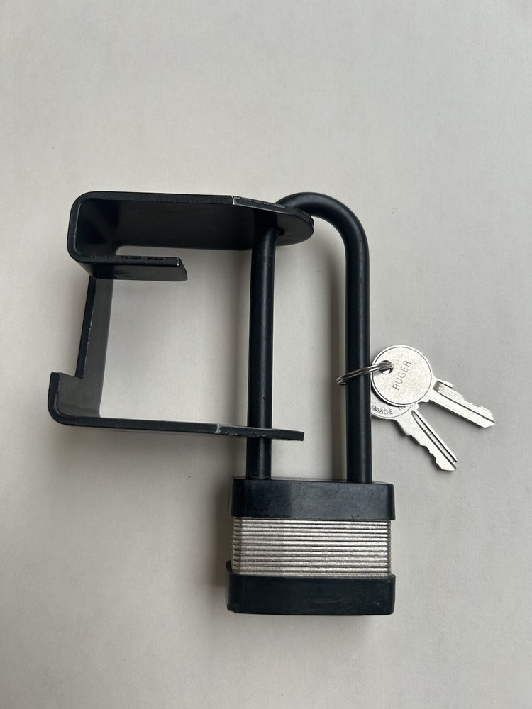 Ruger Firearm Padlock with Hasp & 2 Keys
