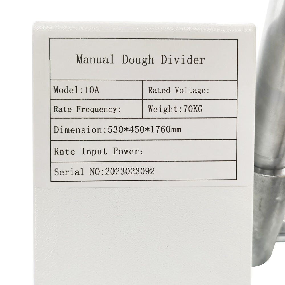 Manual Dough Dividing Machine Commercial Bakery Dough Quantify Cutter 10 Blocks