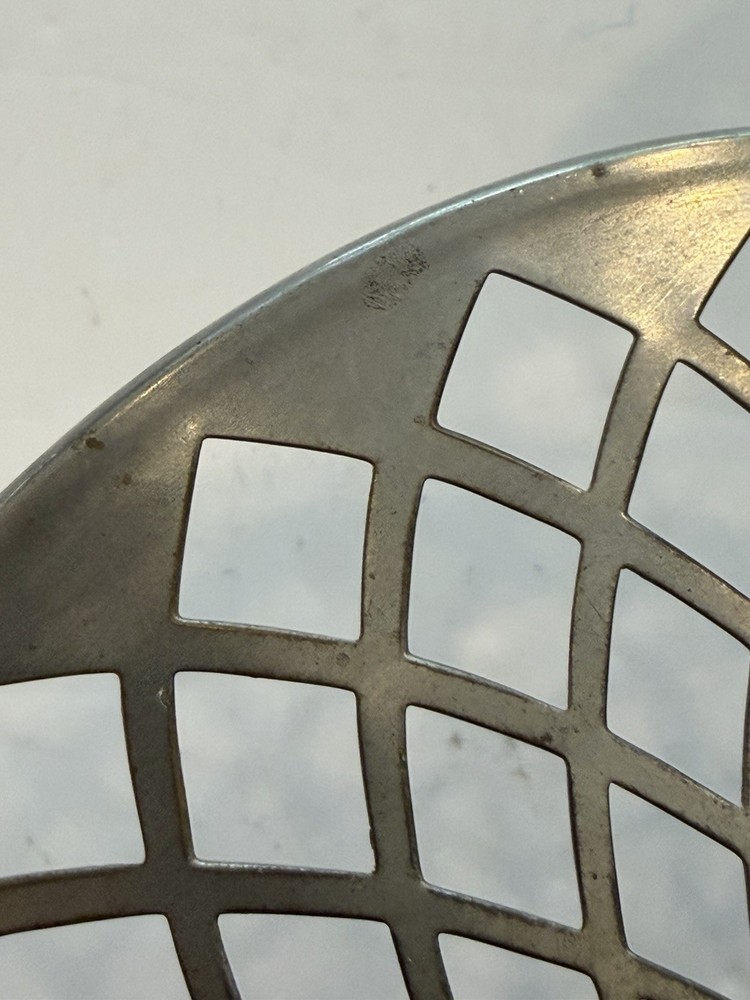 Victor Silver Co.? Openwork Lid / Flower Frog 6” Diameter