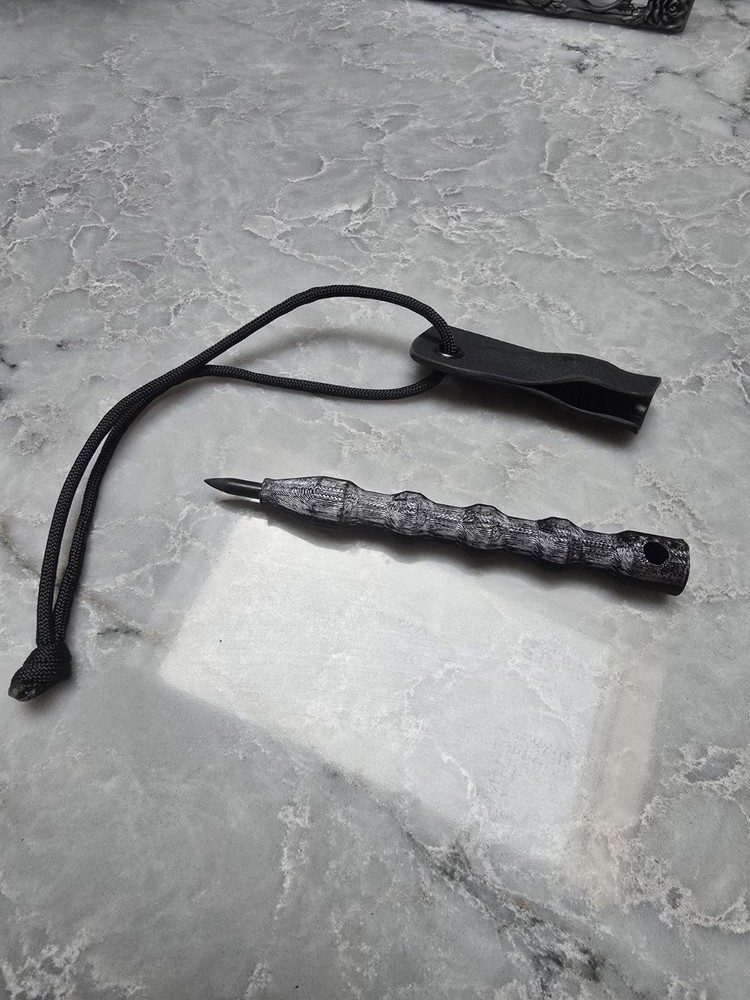 Kubotan With G10 Spike Tip And Custom Sheath