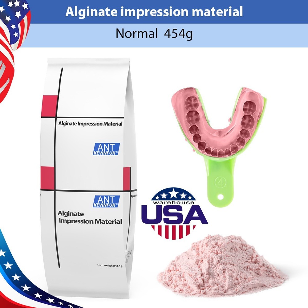 AZDENT Dental Alginate Impression Material Normal Set Easy Mixing Fast Setting