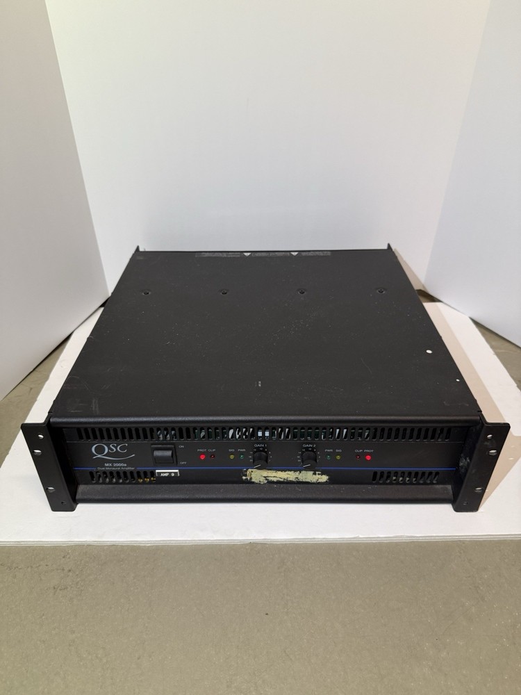 QSC MX2000A Dual Monaural Amplifier 120V 12A