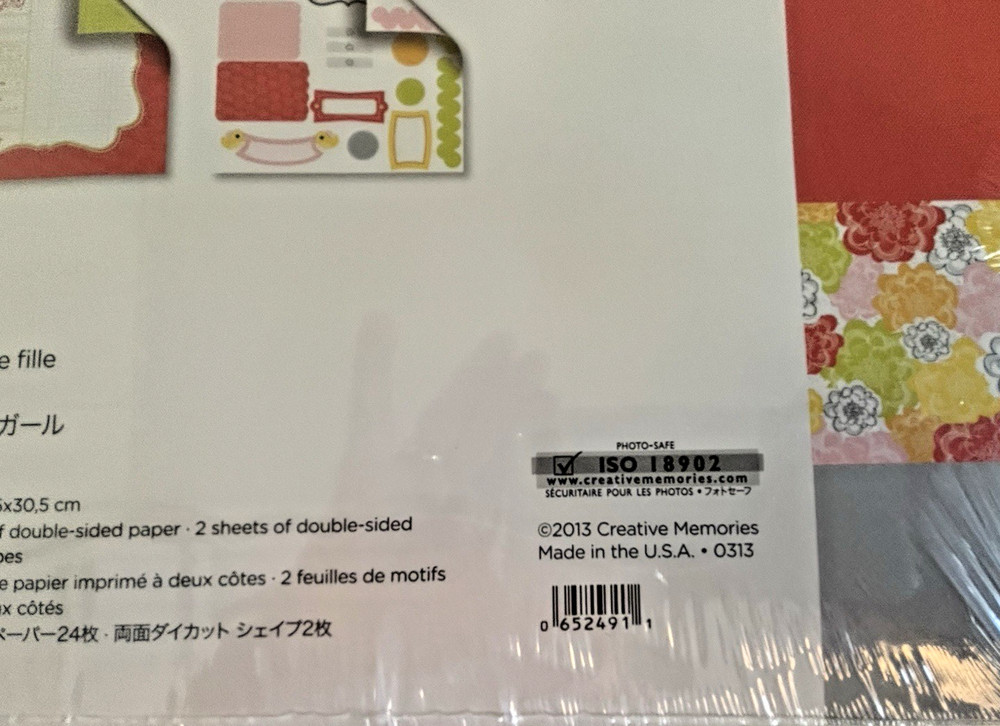 Creative Memories IT'S A GIRL Stack Pack & Mat Pack - NEW