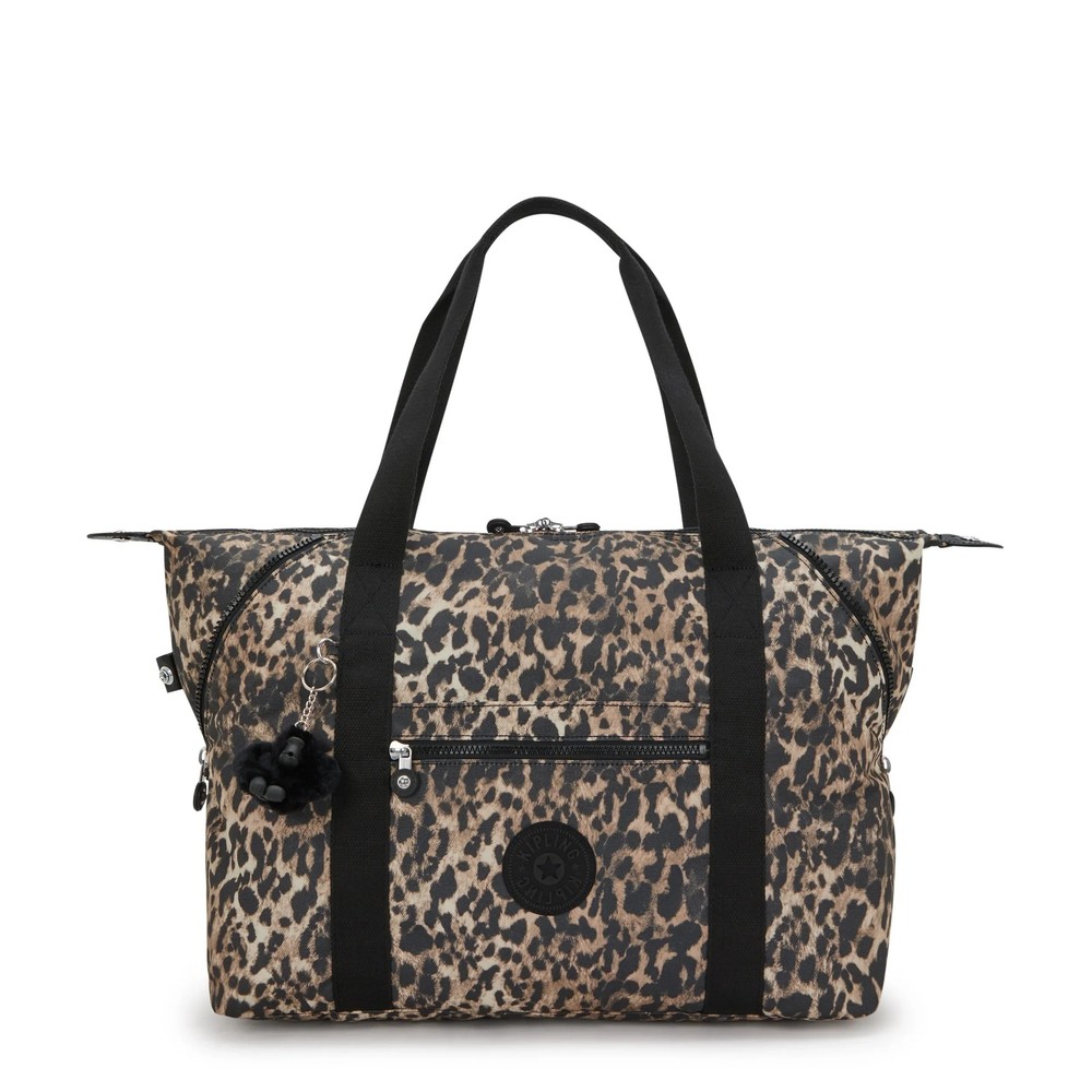 Kipling Art Medium Printed Tote Bag