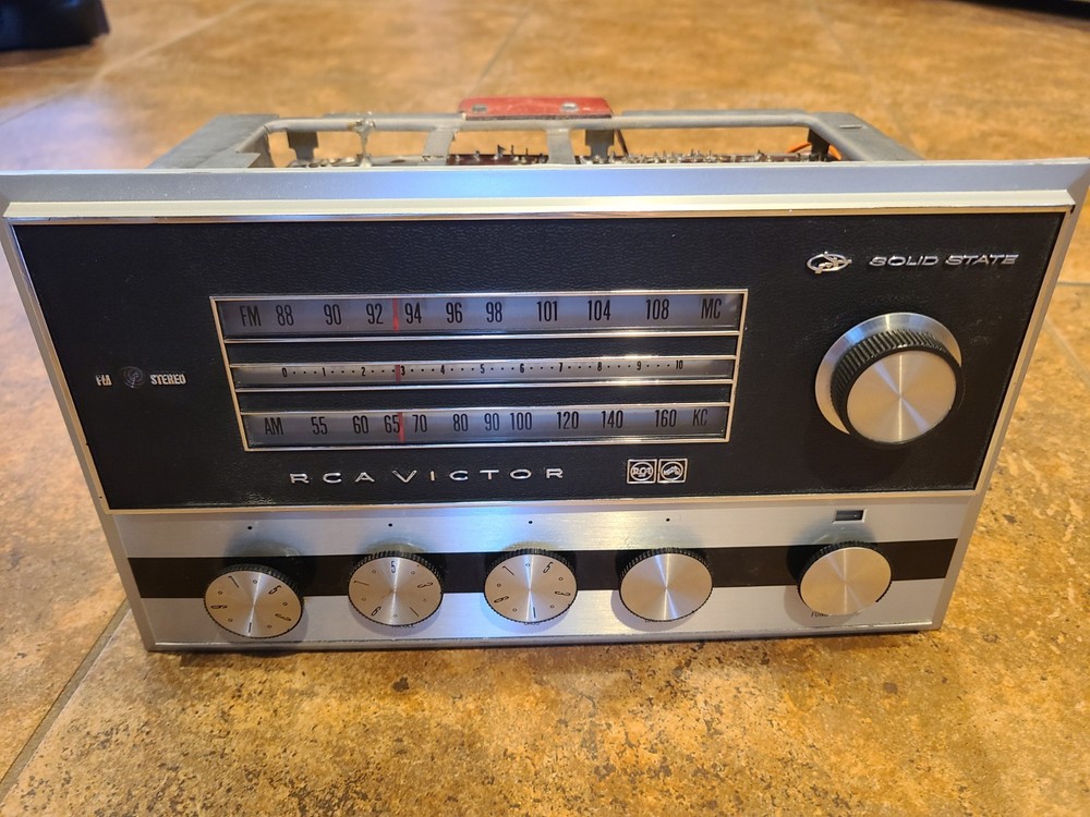 RCA Victor RS215J Console Solid State Stereo Tuner Preamplifier Unit Mid 1960s