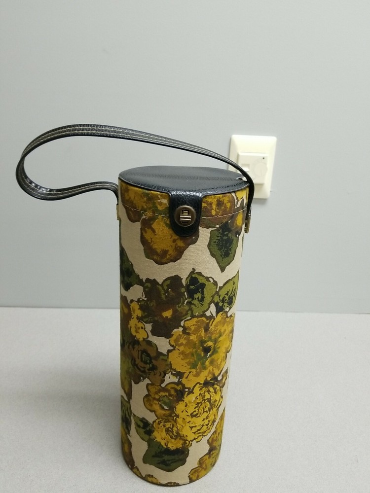 Vintage Flowered Yarn Holder/Caddy