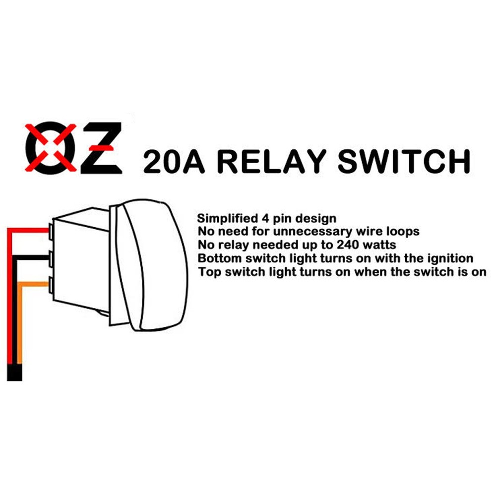 Pulse Power Busbar Plug Wire Kit + Side Light On/Off Rocker Switch XPEDITION ADV