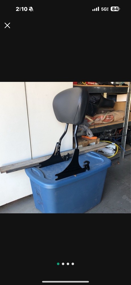Harley Davidson Passenger Back Rest