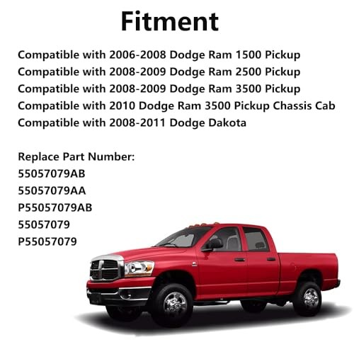 Climate Control Module Compatible with 2006-2008 Dodge Ram 1500 2500 3500 2008