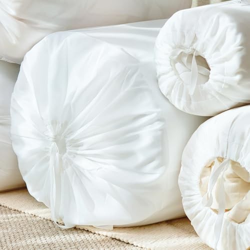 Roll&Stack Storage Bag Organizer(58) X 2 - Perfect for Comforters, L White