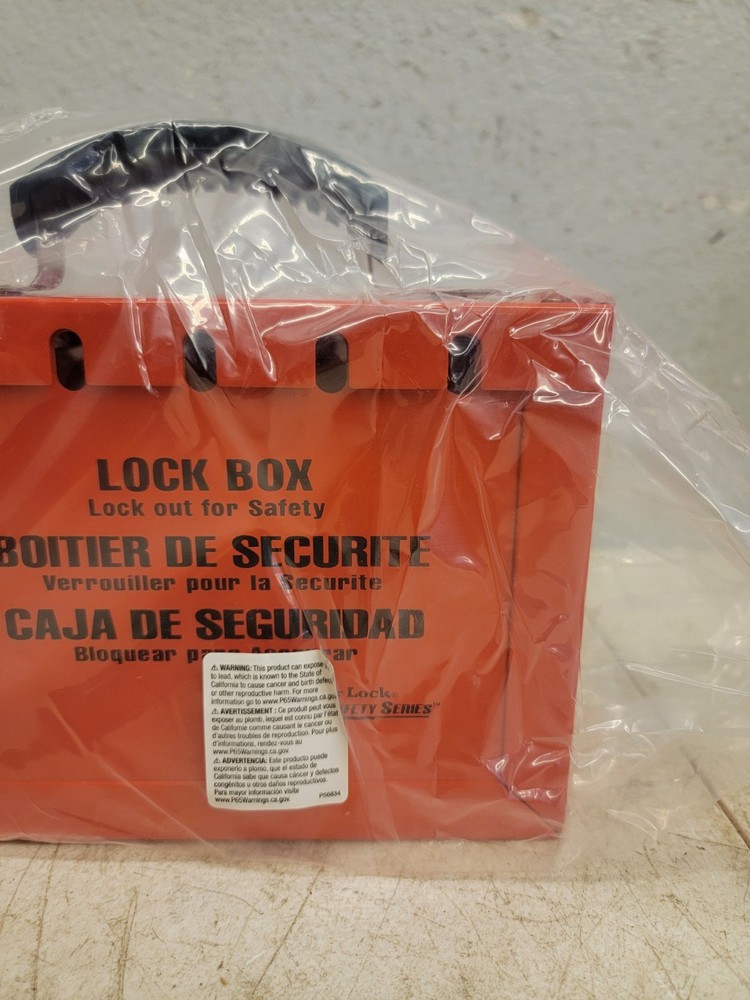 MASTER LOCK 498A Group Lockout Box,12 Locks Max