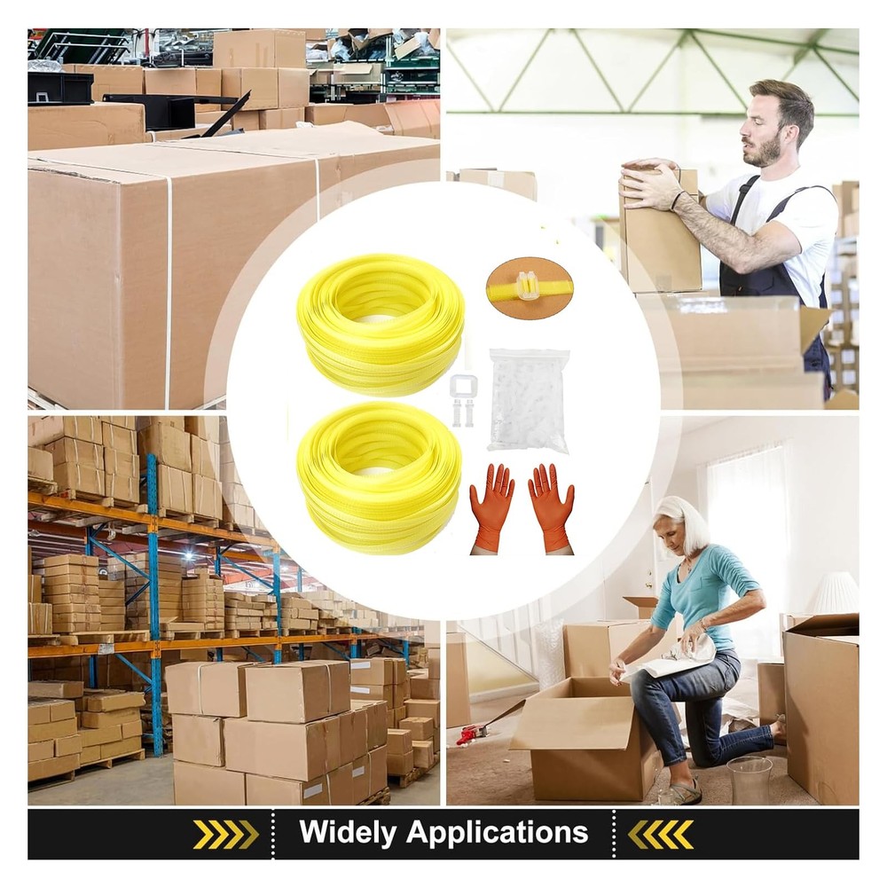 PP Plastic Strapping Kit, Manual Packaging Strapping Tool, Banding Tool with ...