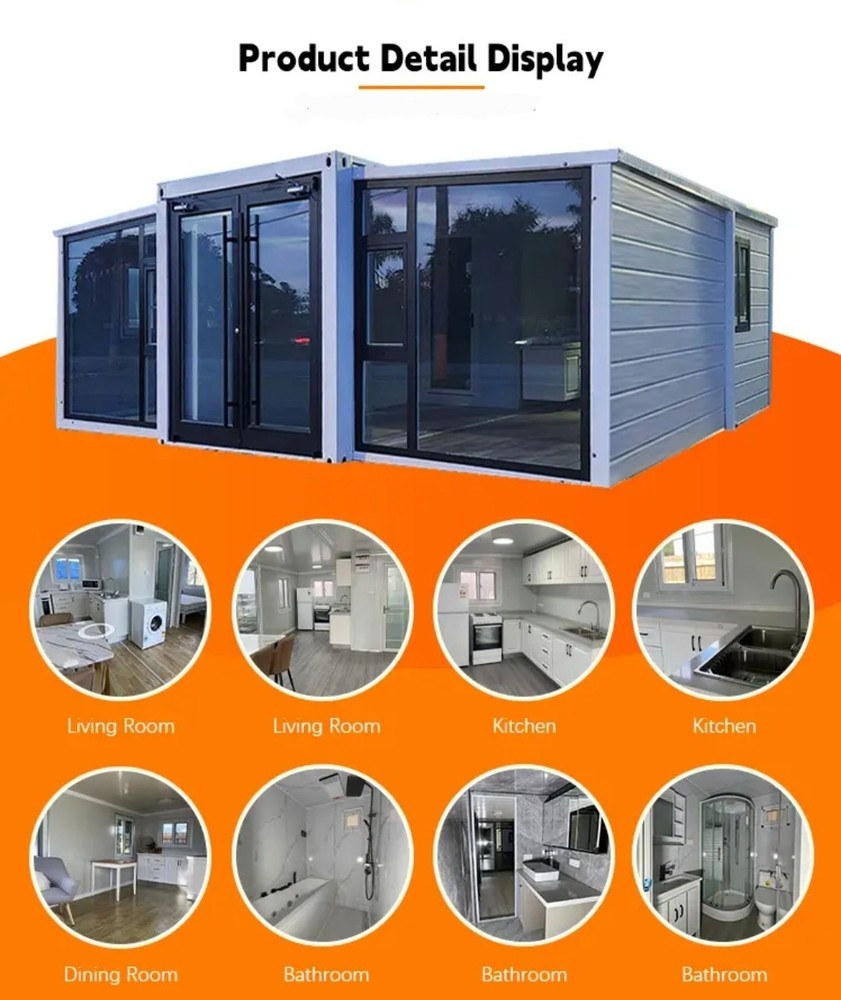 🏠Expandable Prefab Modular Foldable House 20-40ft🏡Tiny Home 🏢Office 🌍Villa