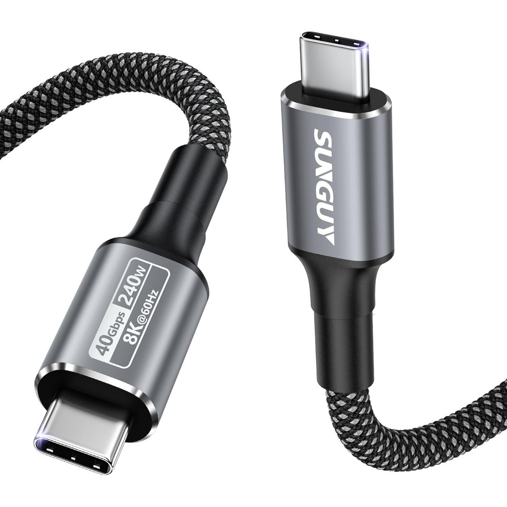 USB 4 Cable for Thunderbolt 4 Cable 4FT/1.2M, 40Gbps Data Sync, 8K/6K60Hz, 24...