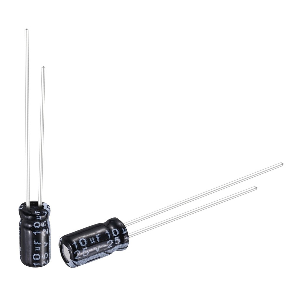10uF 25V Capacitor, Aluminum Electrolytic Capacitors 105C High Temp 50pcs
