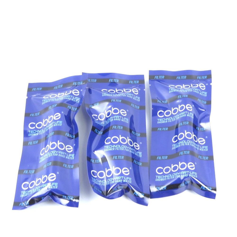 Cobbe 3 Pack Replacement Filters for Handheld Shower Head - Water Softener