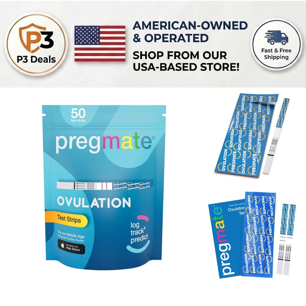 Reliable 50 Ovulation  Strips - Easy Use for Identifying Fertile Days