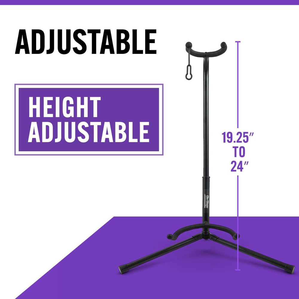 XCG4 Black Tripod Guitar Stand, Single