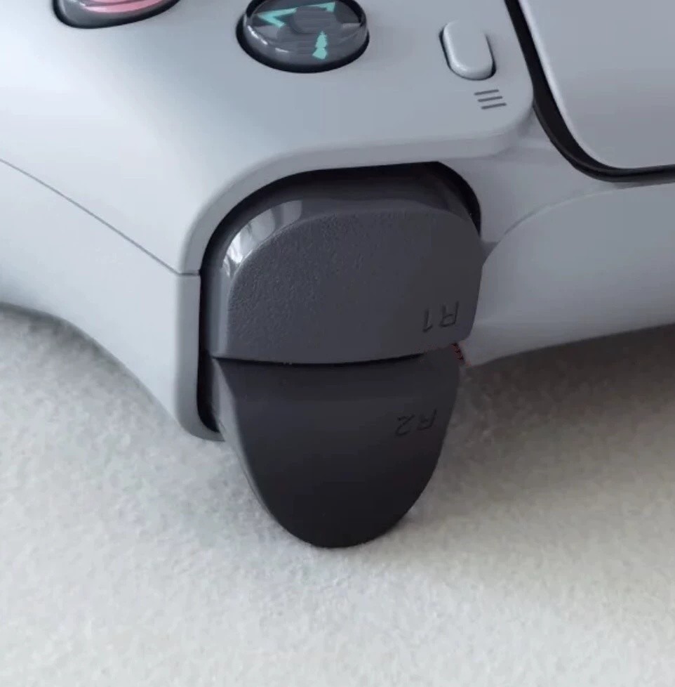 30TH Anniversary Gray Ring Thumbstick Cap Trigger Button Function Button for PS5