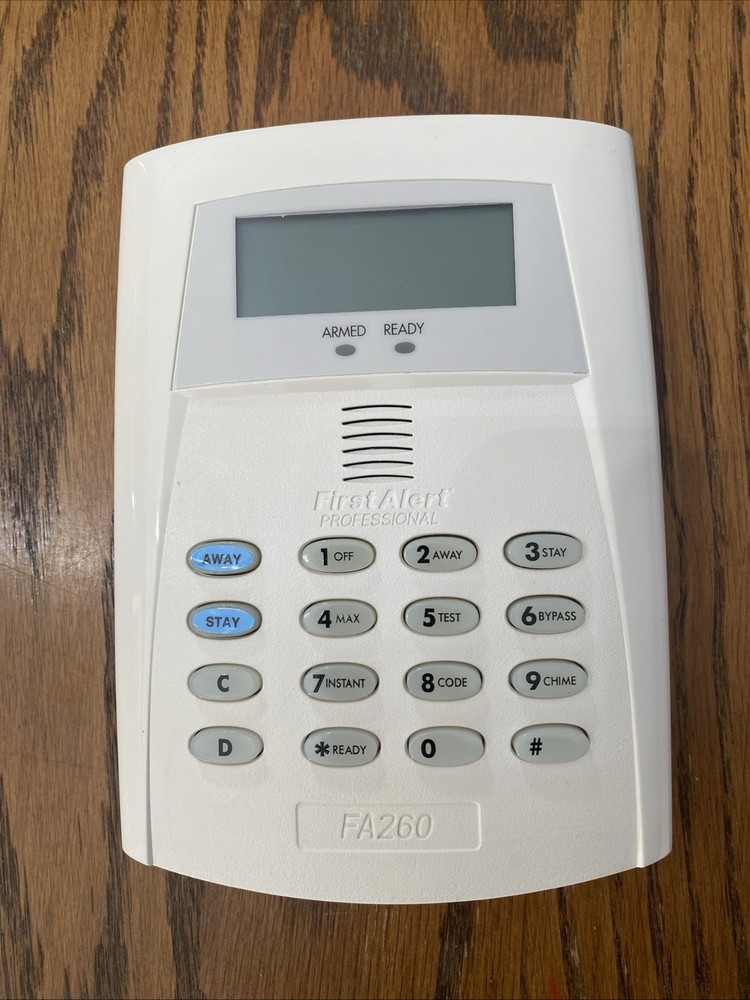 First Alert FA260KP Security System Keypad Console