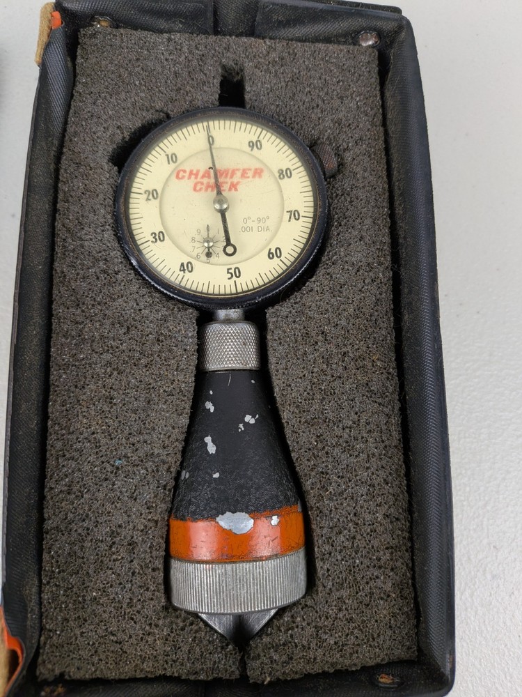 Brencor Chamfer Chek Check 1090 Measuring Gage Dial Indicator