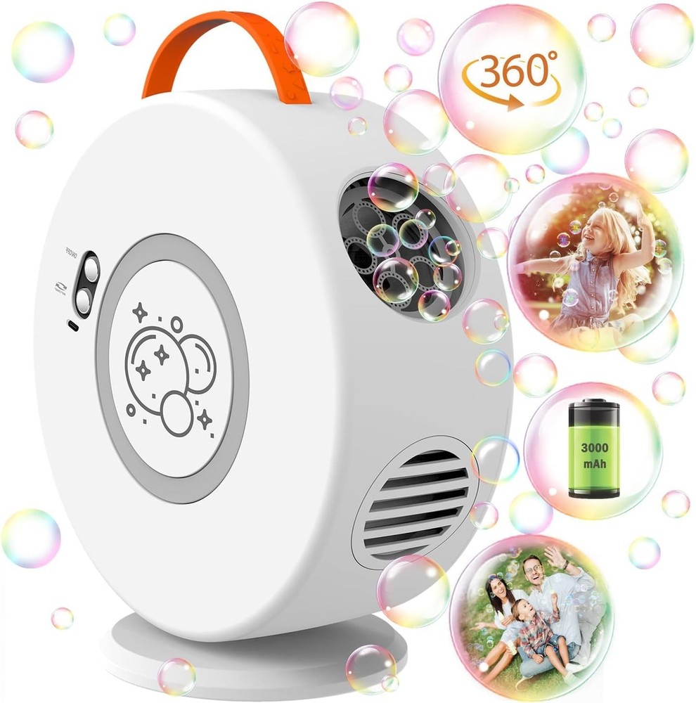 Bubble Machine Automatic Bubble Blower for Kids Toddlers Bubble Maker Electri...
