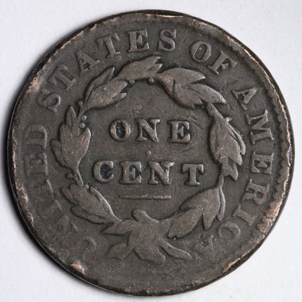 1831 Coronet Head Large Cent CHOICE VG E120 UCH