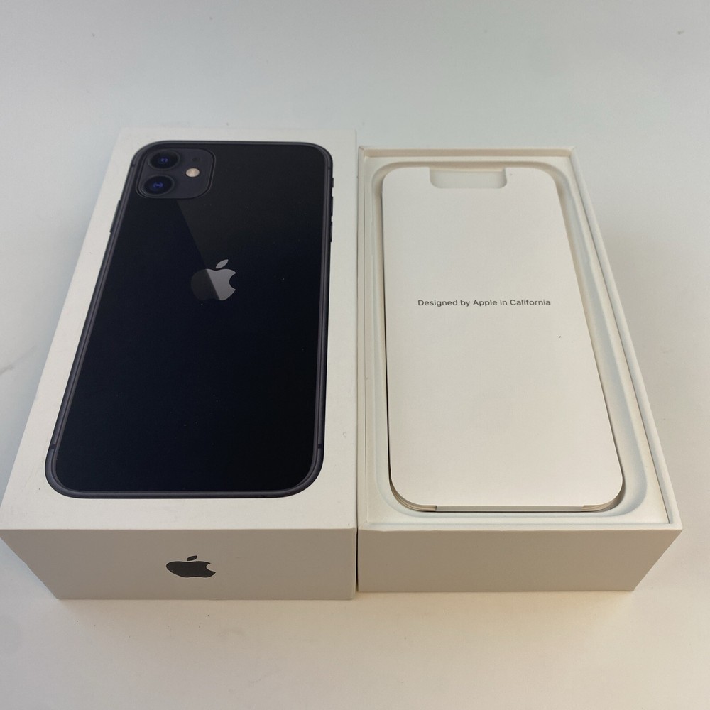 Apple iPhone 11 64GB Black EMPTY BOX ONLY.