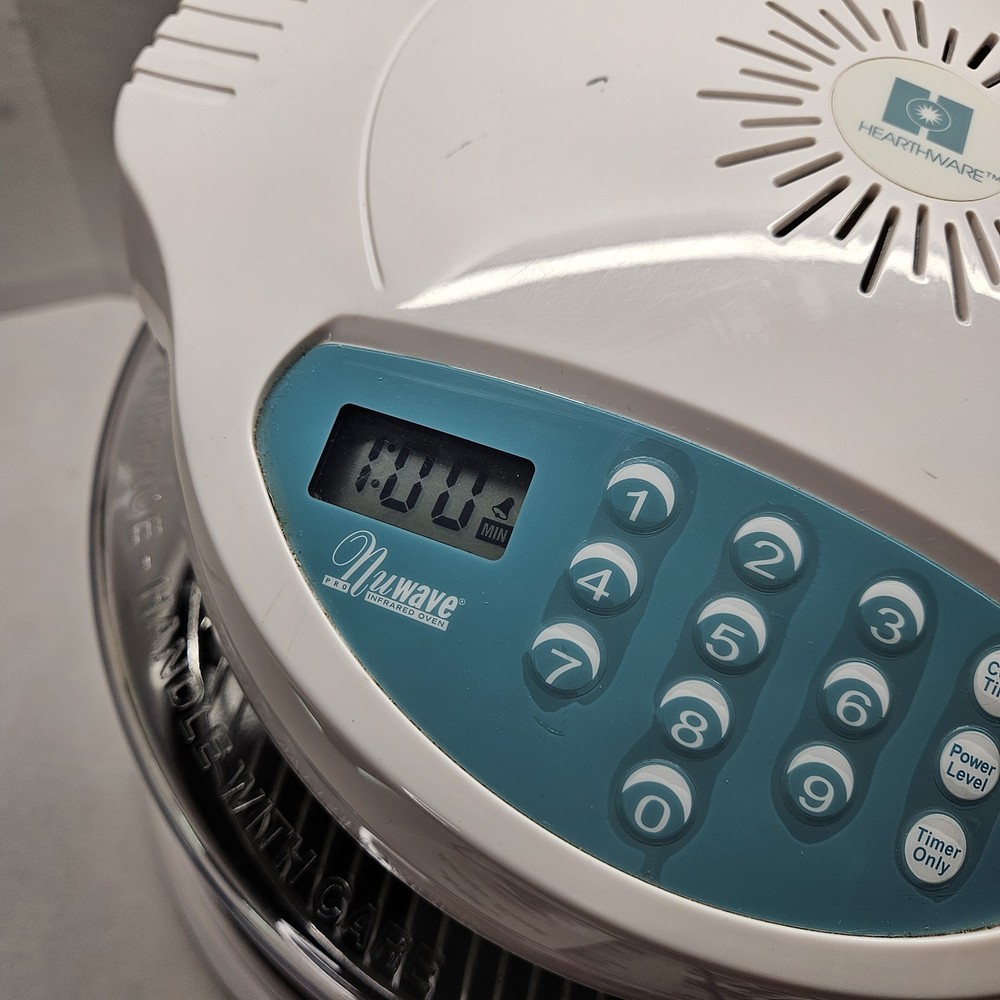 NuWave Pro Infrared Oven Model 20301 White & Blue Working