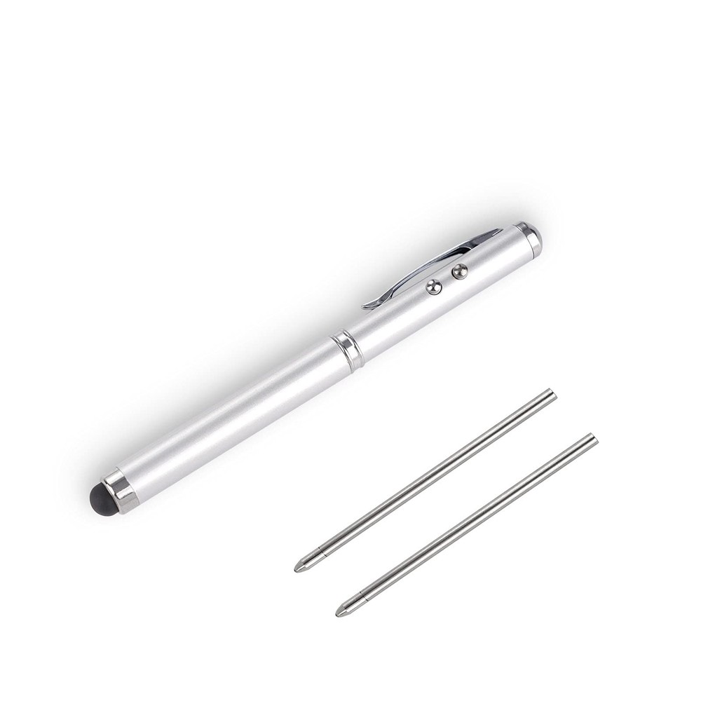 Metal Multi-Function Pen, Touch Screen Stylus, Flashlight with White Light, I...