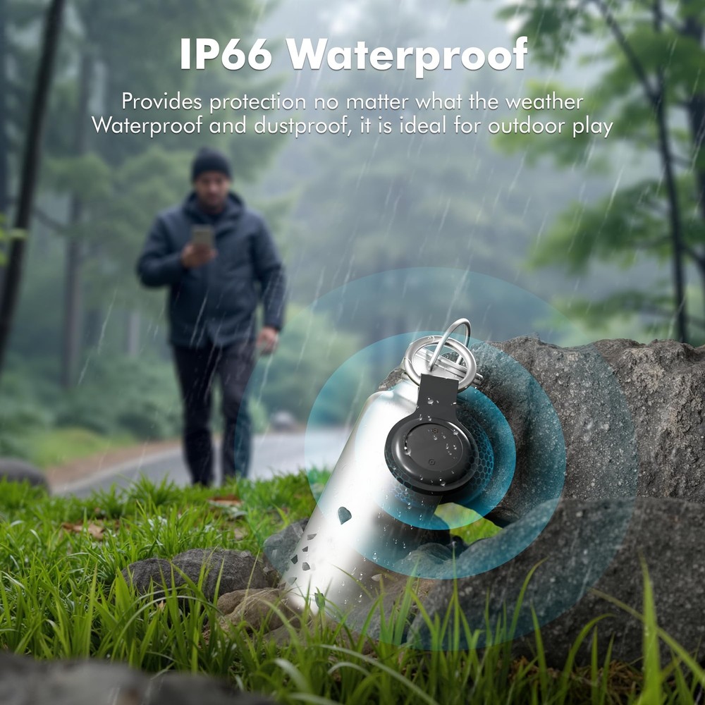 Bluetooth Tracker 4-Pack for Android & Samsung with Case, Smart Tag Item Find...