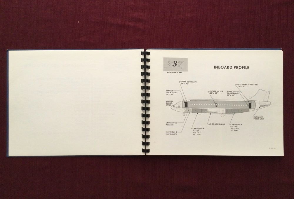 Boeing 737 Business Jet Brochure 1968