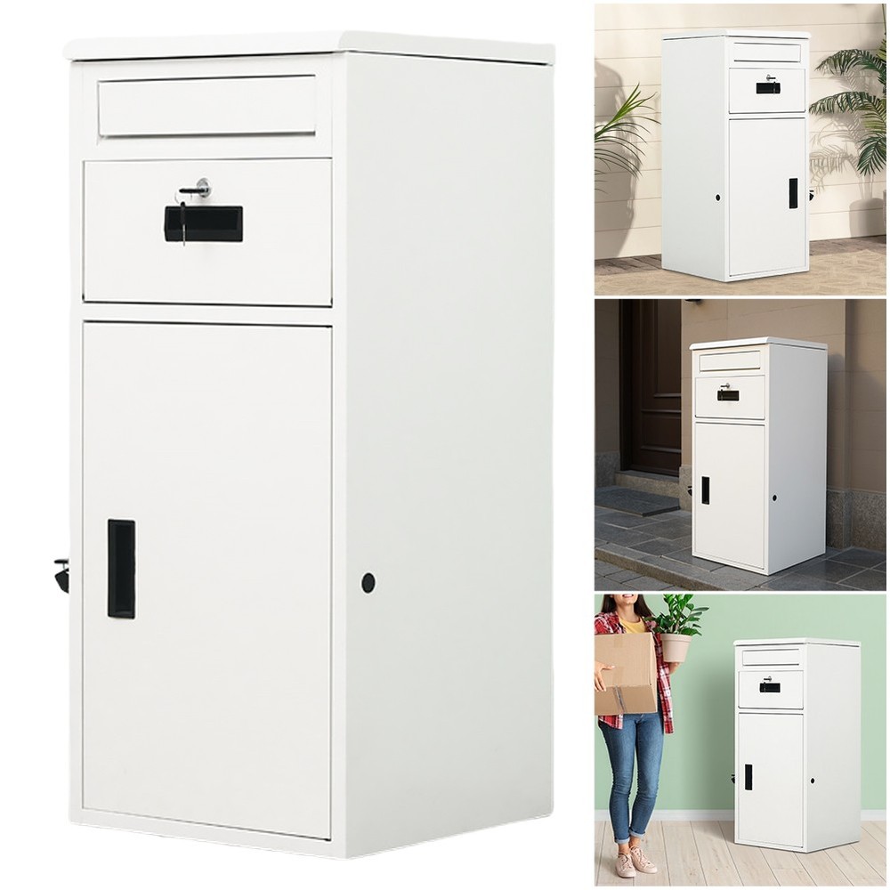 Package Delivery Box Waterproof Package Drop Container for Home Office Apartment