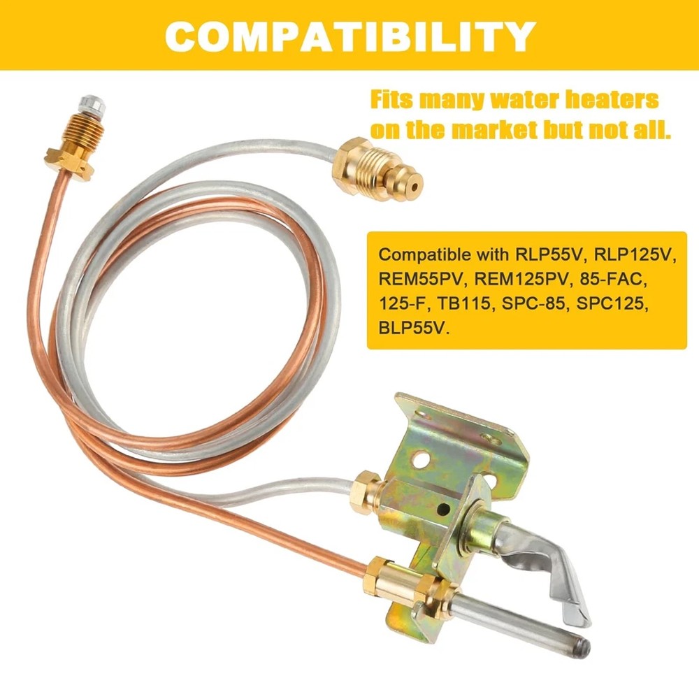 Universal Pilot Assembly 24-Inch Propane Gas Furnaces Boilers Water Heaters 3X