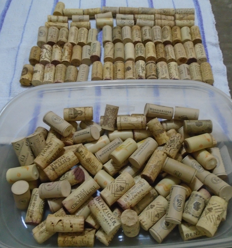 150 Wine Corks for Crafts, 72 different brands