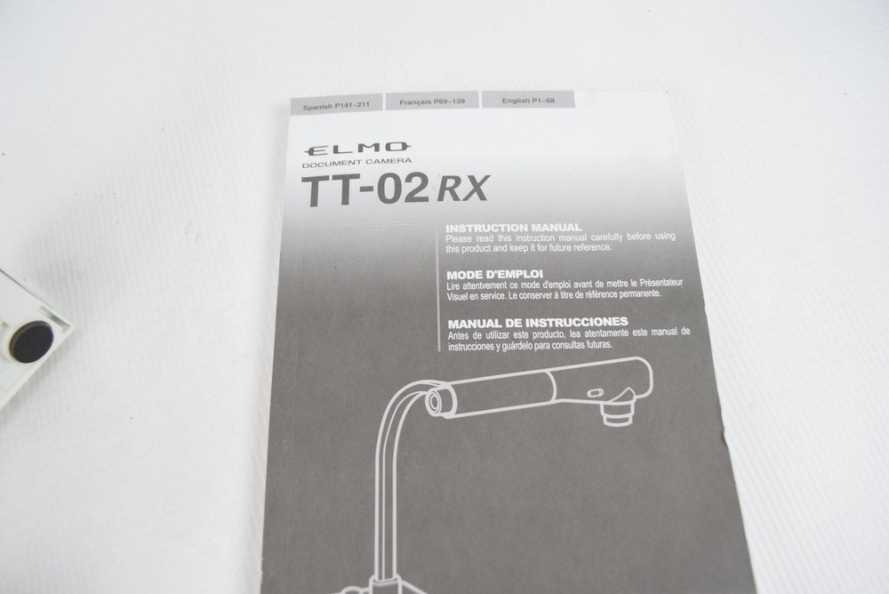 ELMO TT-02RX Document Camera Presenter White Class