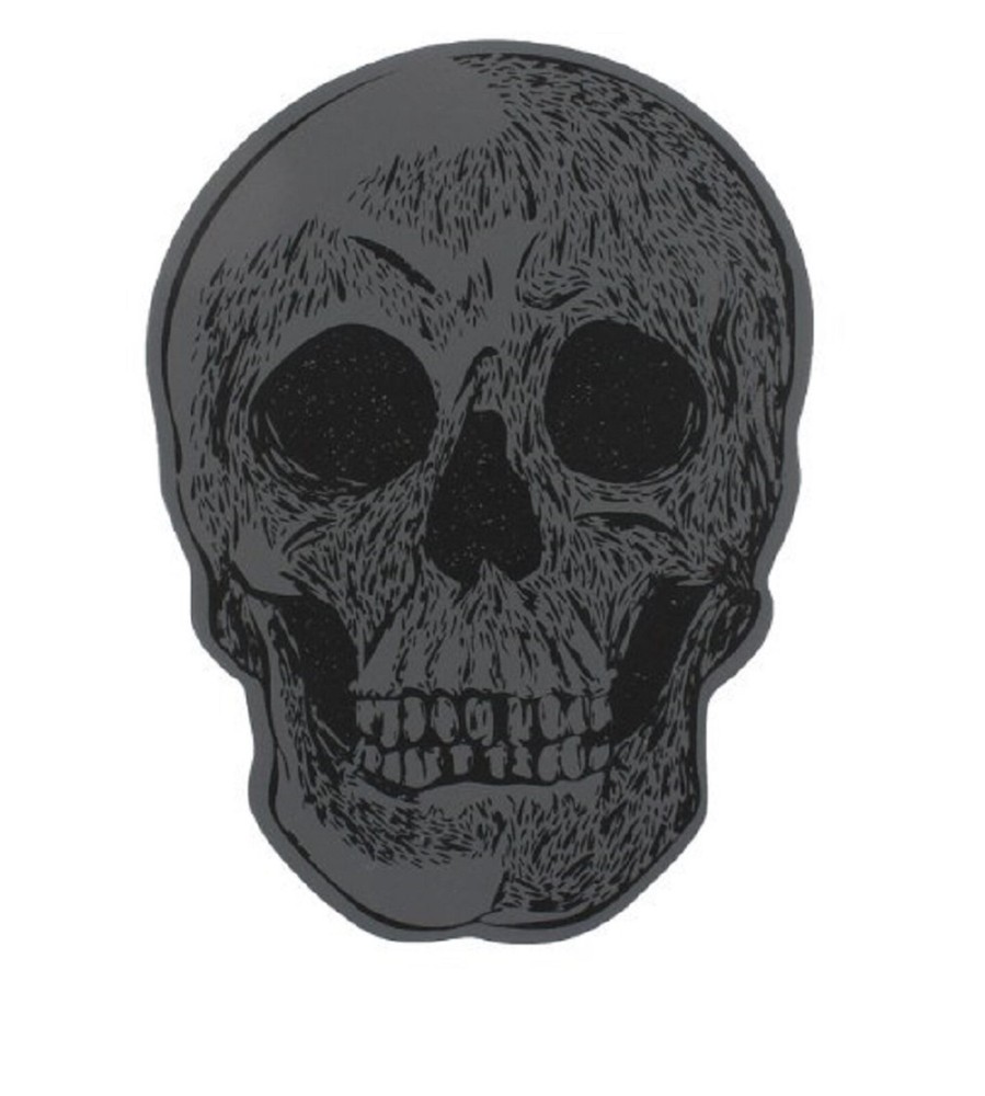 Grey Skull Coasters Novelty Gothic Gift Halloween