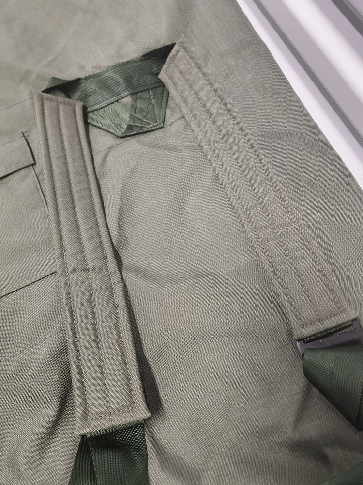 US Military Duffel Bag Nylon Army Navy Green Strap Backpack