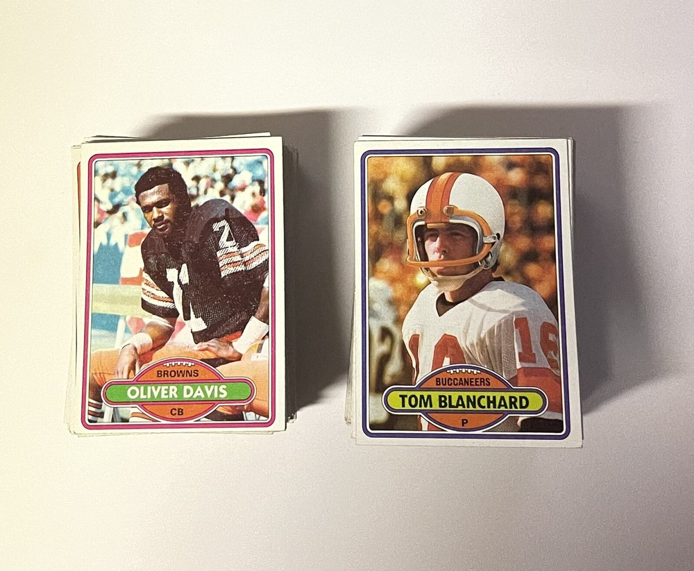 1980 Topps Football Singles #252-528