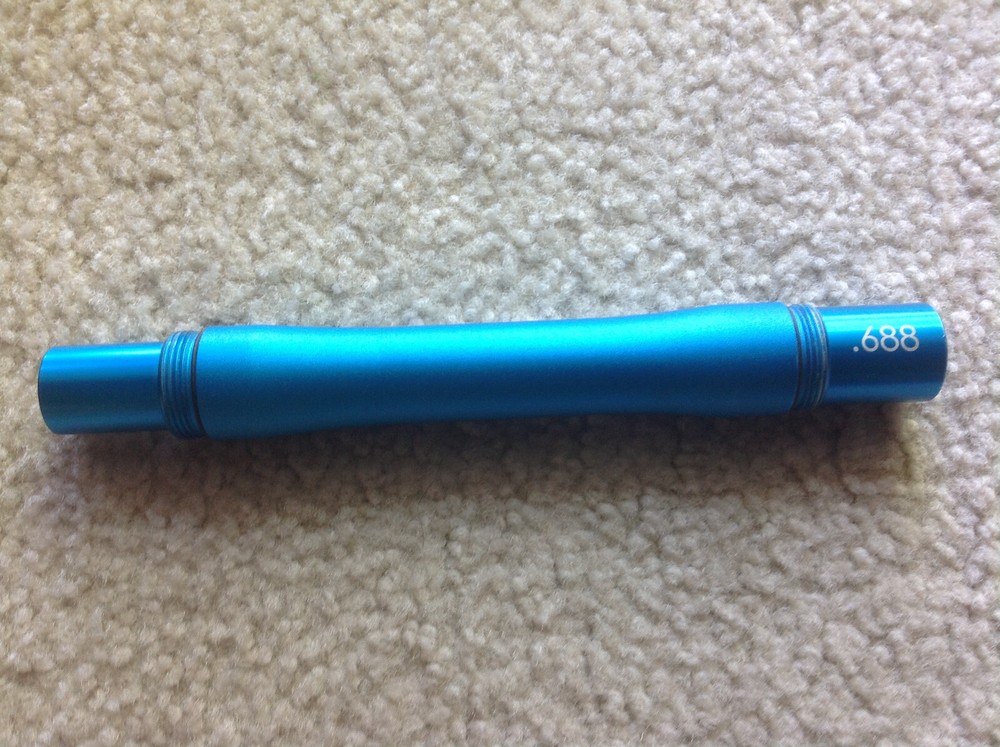 Paintball Empire Dust Teal Autococker Threaded Axe Pro .688 Bore Barrel Back