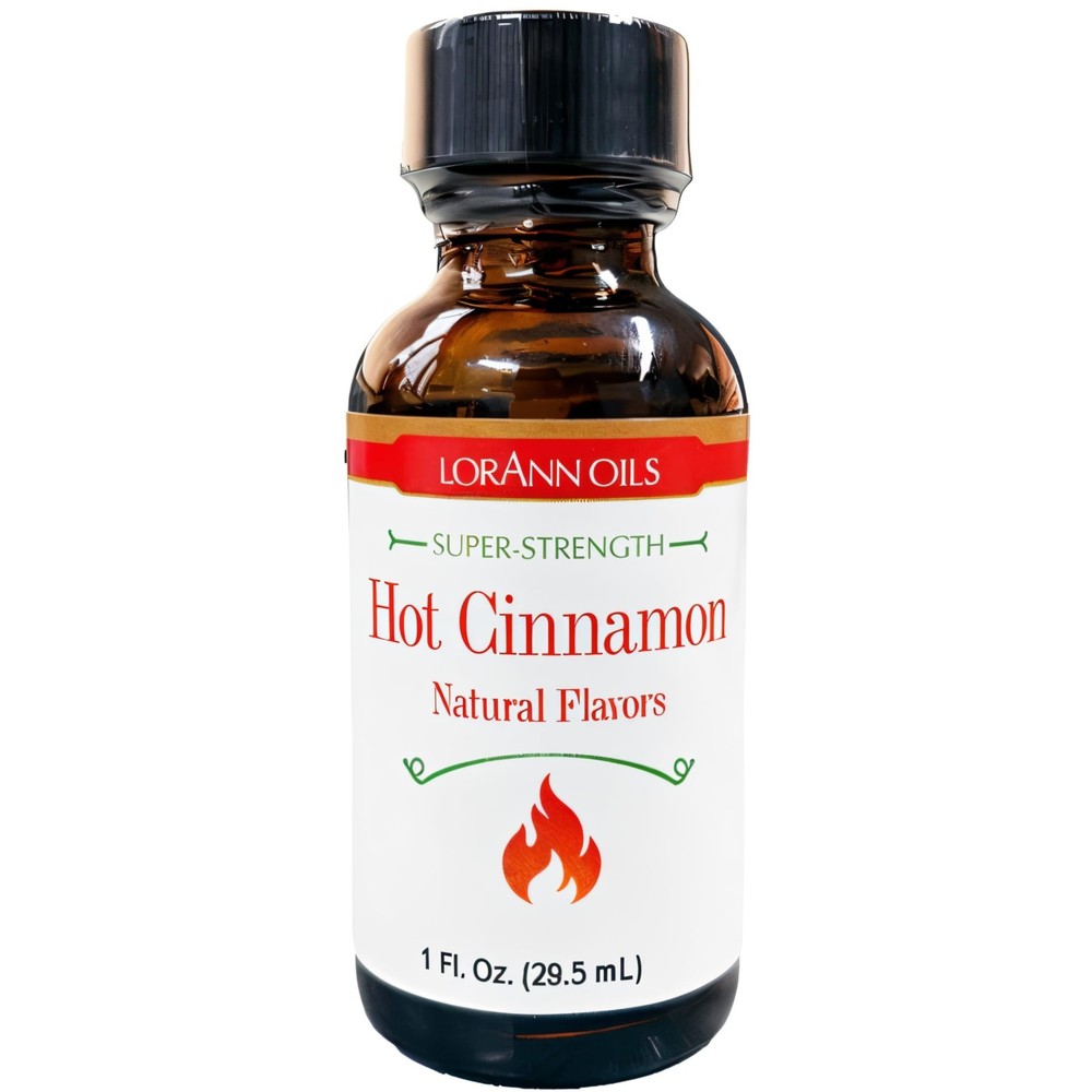 Super Strength Flavoring Oils for Candy Making & Baking - Hot Cinnamon, 1 fl oz
