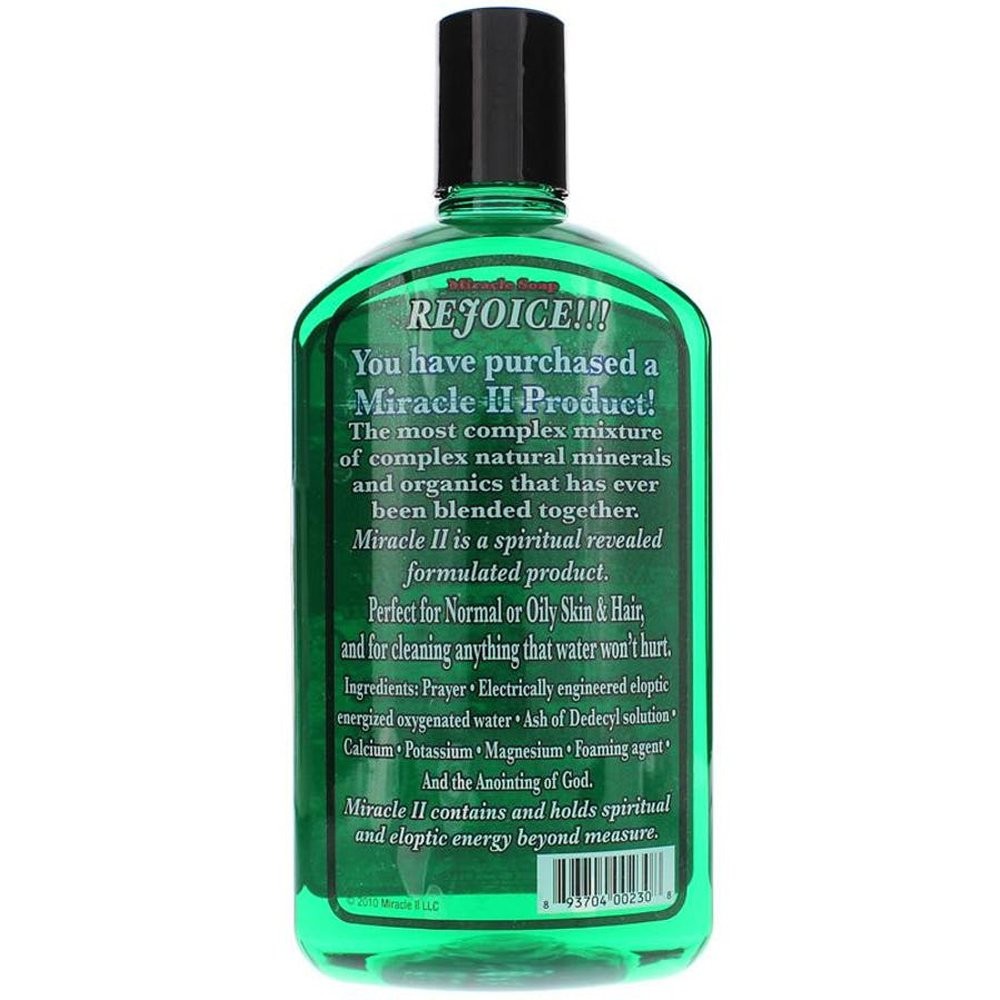 Miracle II Regular Soap 22 Oz - All-Purpose Concentrated Cleanser