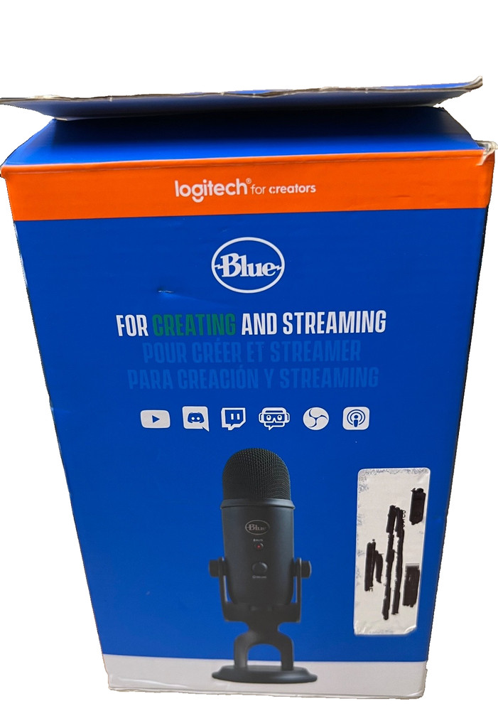 Logitech Blue Yeti USB Microphone for Creating, Gaming & Streaming