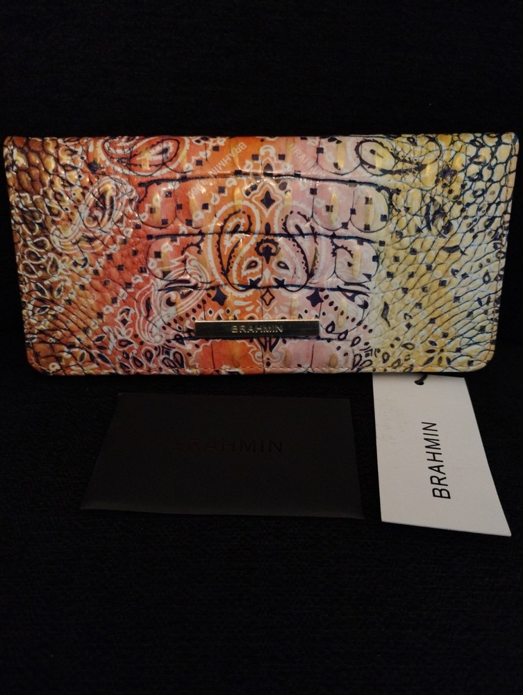 Brahmin Bandana Ady Leather Wallet NEW