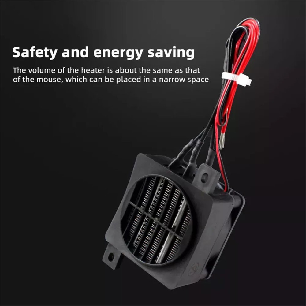 30s Rapid Heating PTC Ceramic Heater 12V 100W Multi-device Compatibility NEW