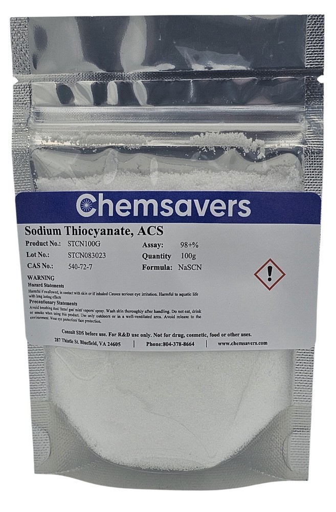 Sodium Thiocyanate, ACS, 98+%, 100g
