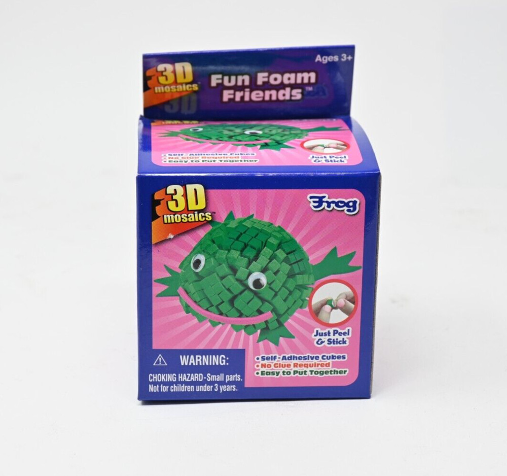 3D Mosaics Fun Foam Friends Frog