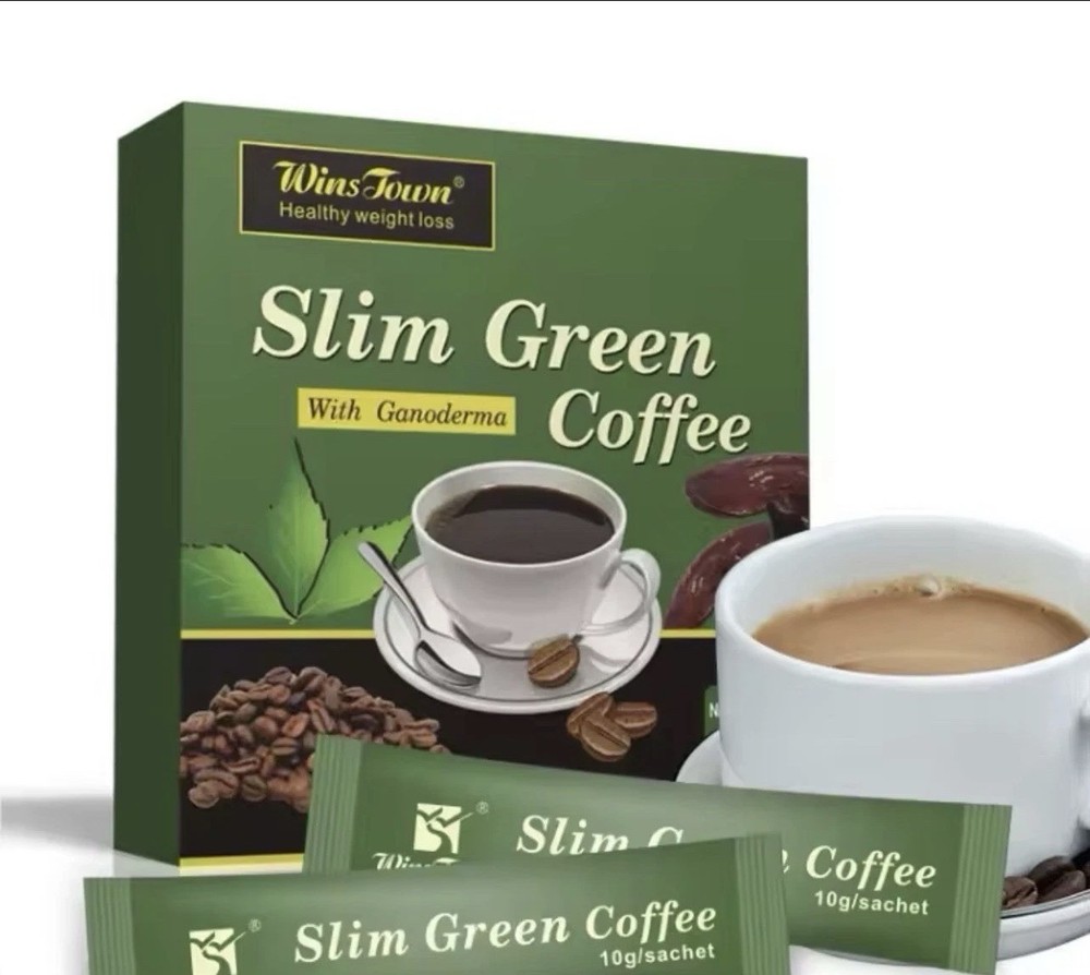Green Coffee Extract w/ Ganoderma & Ginseng Instant Coffee 18 Sachets
